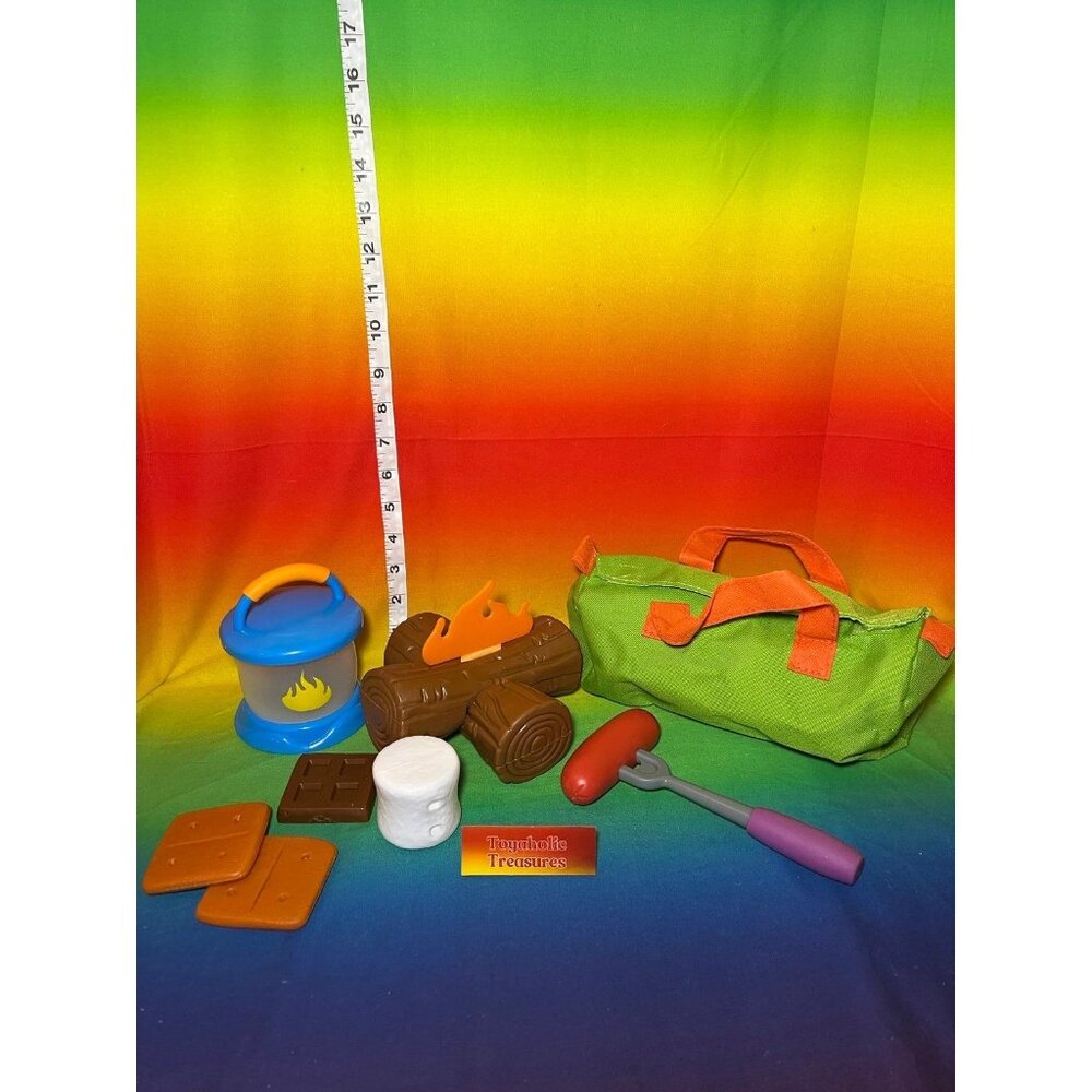 Learning Resources Camping Campfire S’mores Hotdog Fire Camp Set